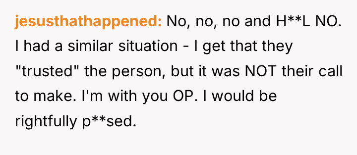 jesusthathappened No, no, no and H**L NO. I had a...