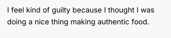 I feel kind of guilty because I thought I was...