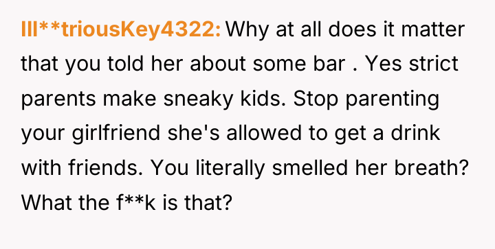 Ill**triousKey4322 Why at all does it matter that you told...