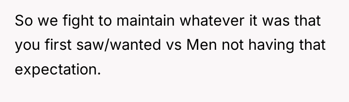 So we fight to maintain whatever it was that you...