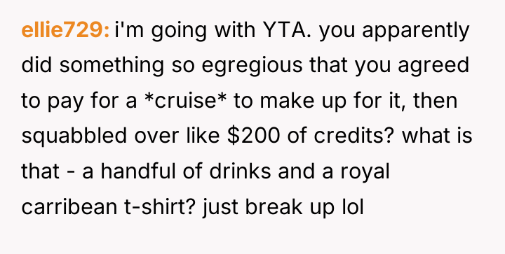 ellie729 i'm going with YTA. you apparently did something so...