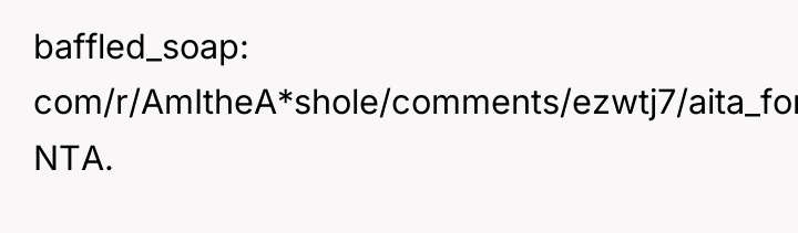 baffled_soap com/r/AmItheA*shole/comments/ezwtj7/aita_for_kicking_my_pregnant_sisterinlaw_out/fgq10co/: NTA.