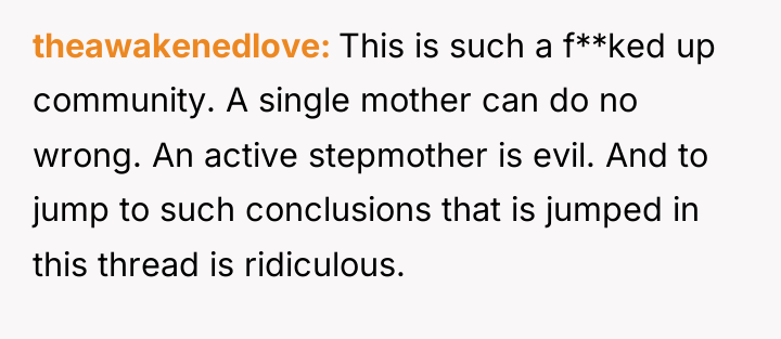 theawakenedlove This is such a f**ked up community. A single...