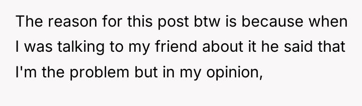 The reason for this post btw is because when I...