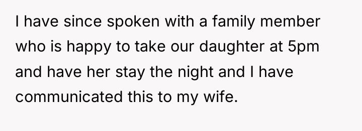 I have since spoken with a family member who is...