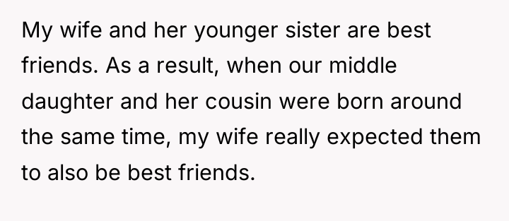 My wife and her younger sister are best friends. As...