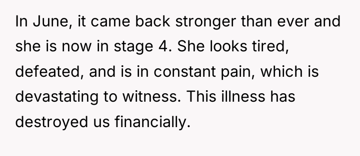 In June, it came back stronger than ever and she...