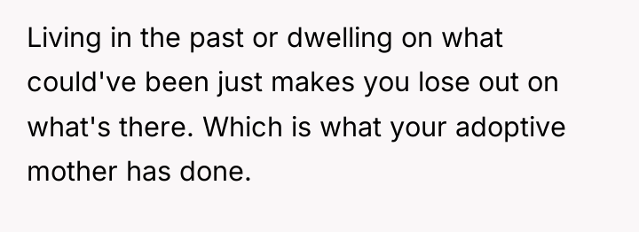 Living in the past or dwelling on what could've been...