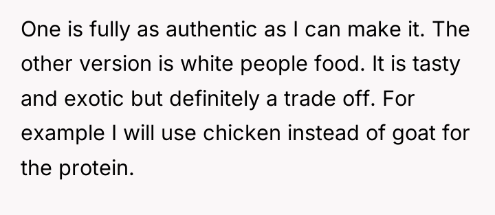 One is fully as authentic as I can make it....