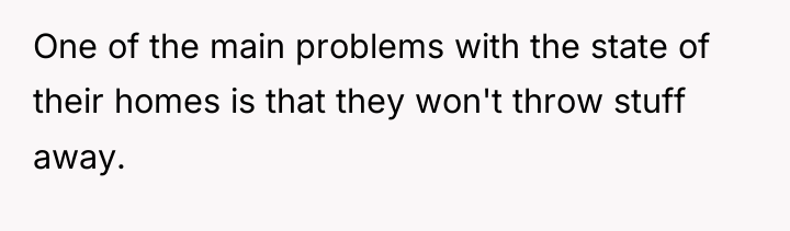 One of the main problems with the state of their...