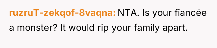 ruzruT-zekqof-8vaqna NTA. Is your fiancée a monster? It would rip...