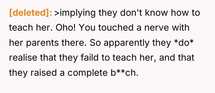 [deleted] >implying they don't know how to teach her. Oho!...