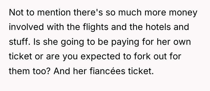 Not to mention there's so much more money involved with...