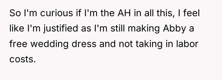 So I'm curious if I'm the AH in all this,...