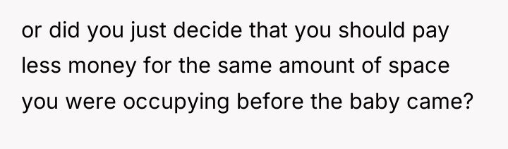 or did you just decide that you should pay less...
