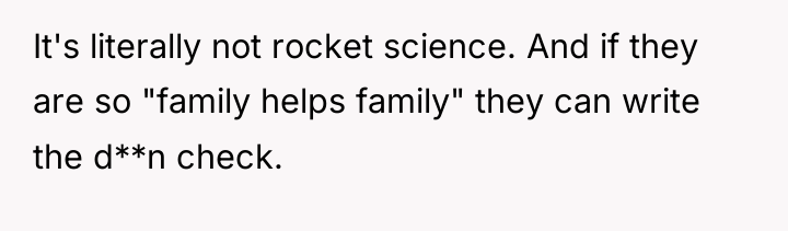 It's literally not rocket science. And if they are so...
