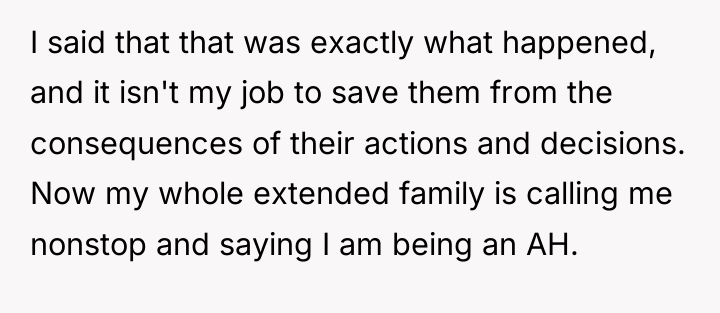 I said that that was exactly what happened, and it...