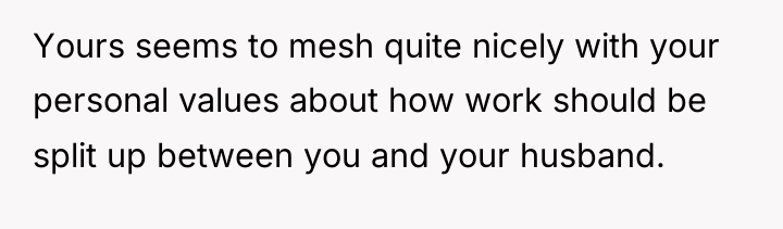 Yours seems to mesh quite nicely with your personal values...