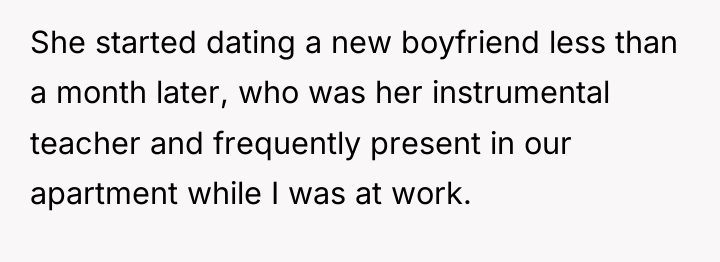She started dating a new boyfriend less than a month...