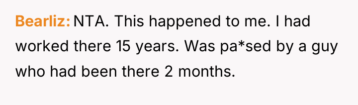 Bearliz NTA. This happened to me. I had worked there...