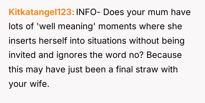 Kitkatangel123 INFO- Does your mum have lots of 'well meaning'...