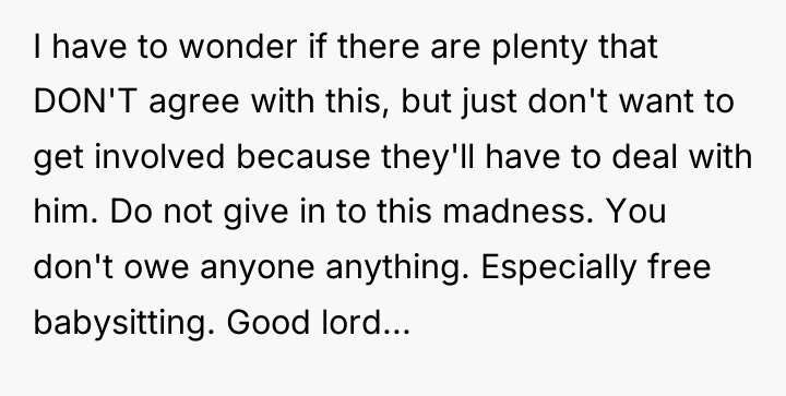I have to wonder if there are plenty that DON'T...