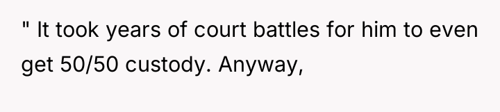 " It took years of court battles for him to...