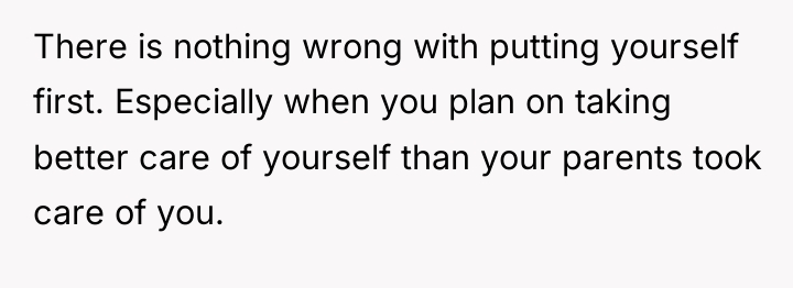 There is nothing wrong with putting yourself first. Especially when...
