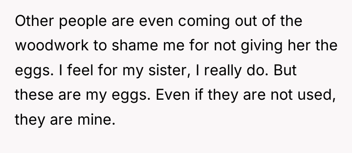 Other people are even coming out of the woodwork to...