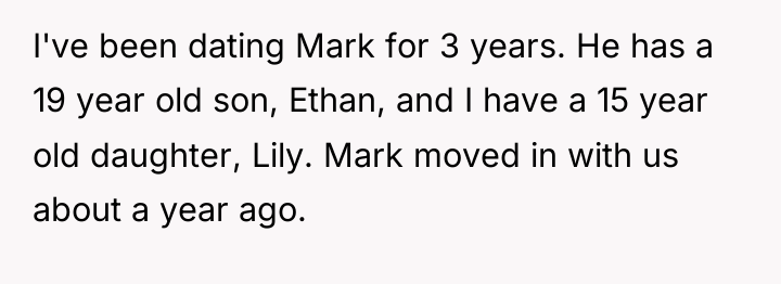 I've been dating Mark for 3 years. He has a...
