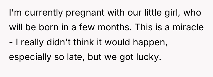 I'm currently pregnant with our little girl, who will be...