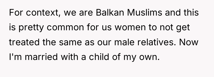 For context, we are Balkan Muslims and this is pretty...