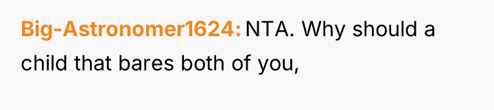 Big-Astronomer1624 NTA. Why should a child that bares both of...