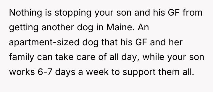 Nothing is stopping your son and his GF from getting...