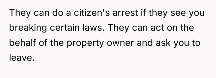They can do a citizen's arrest if they see you...