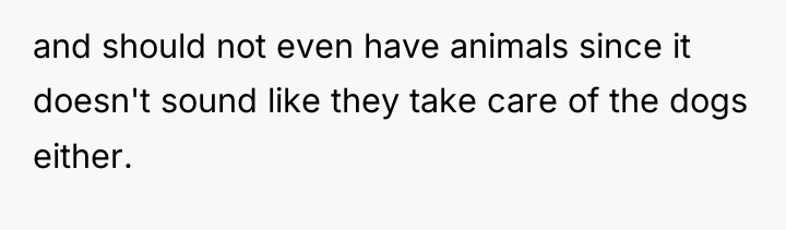 and should not even have animals since it doesn't sound...