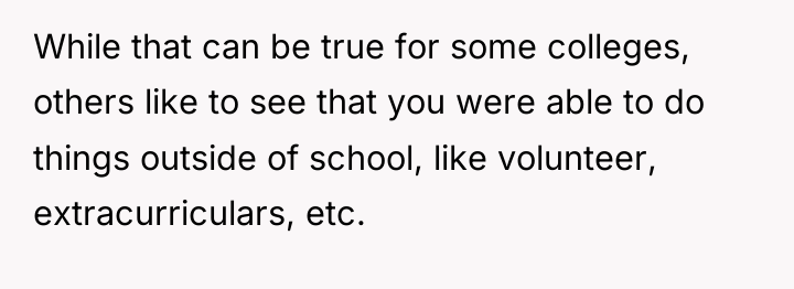 While that can be true for some colleges, others like...