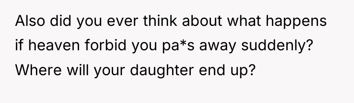 Also did you ever think about what happens if heaven...