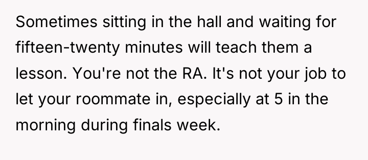 Sometimes sitting in the hall and waiting for fifteen-twenty minutes...