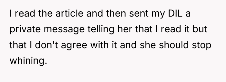 I read the article and then sent my DIL a...
