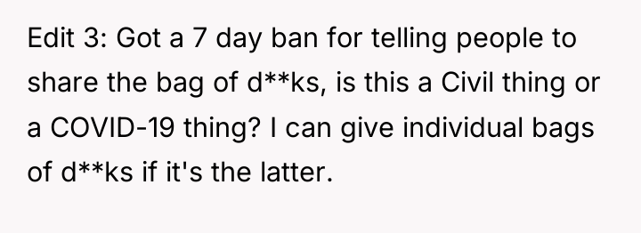 Edit 3: Got a 7 day ban for telling people...