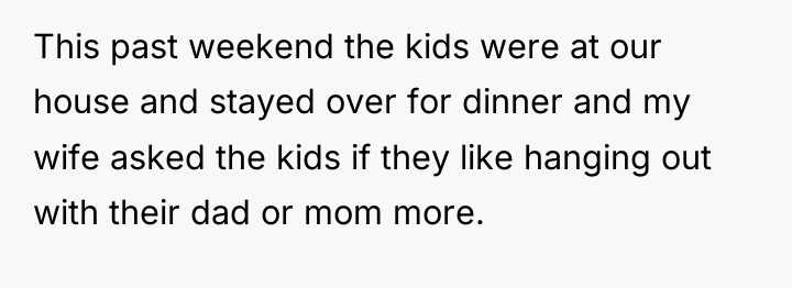 This past weekend the kids were at our house and...