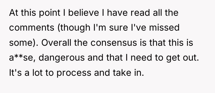 At this point I believe I have read all the...