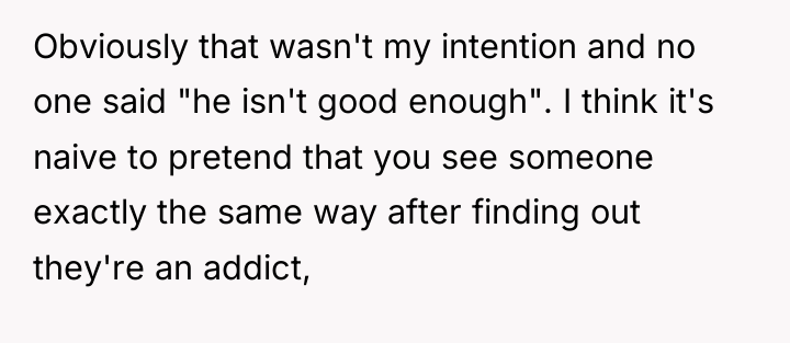 Obviously that wasn't my intention and no one said "he...