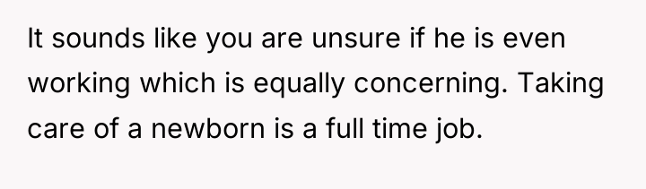 It sounds like you are unsure if he is even...