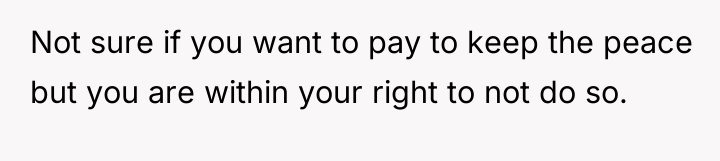 Not sure if you want to pay to keep the...