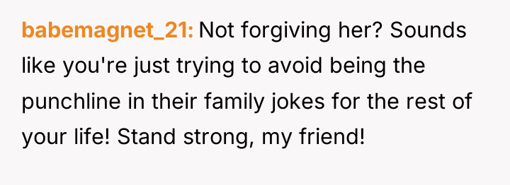 babemagnet_21 Not forgiving her? Sounds like you're just trying to...