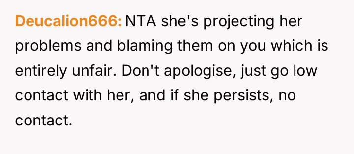Deucalion666 NTA she's projecting her problems and blaming them on...