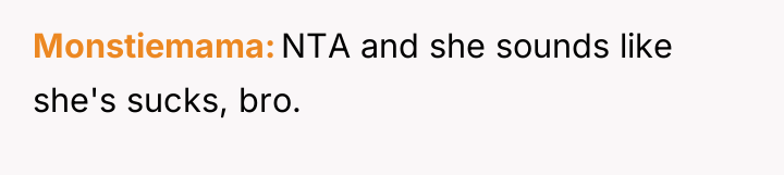Monstiemama NTA and she sounds like she's sucks, bro.