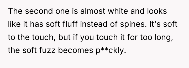 The second one is almost white and looks like it...